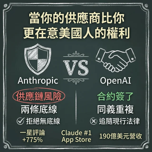 當你的供應商比你更在意美國人的權利