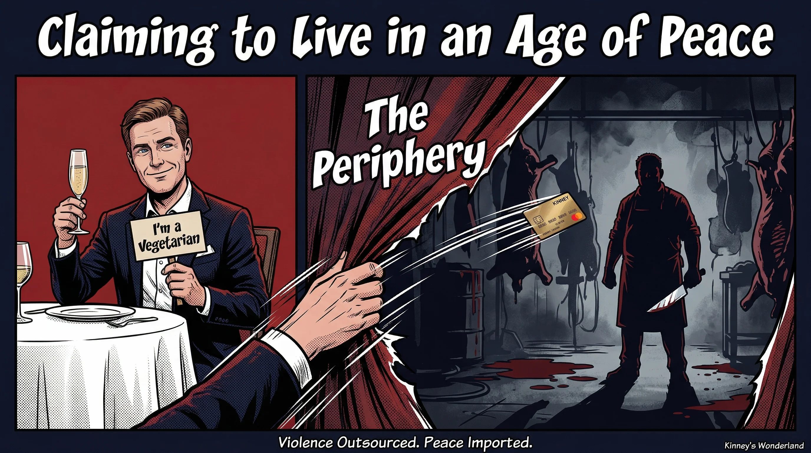 Violence Outsourced. Peace Imported.